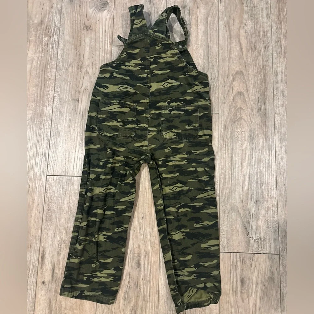 Carhartt Kids Green Camouflage Overalls 4T - Picture 4 of 4